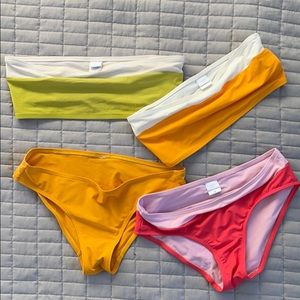 Two bikinis by Flagpole NYC